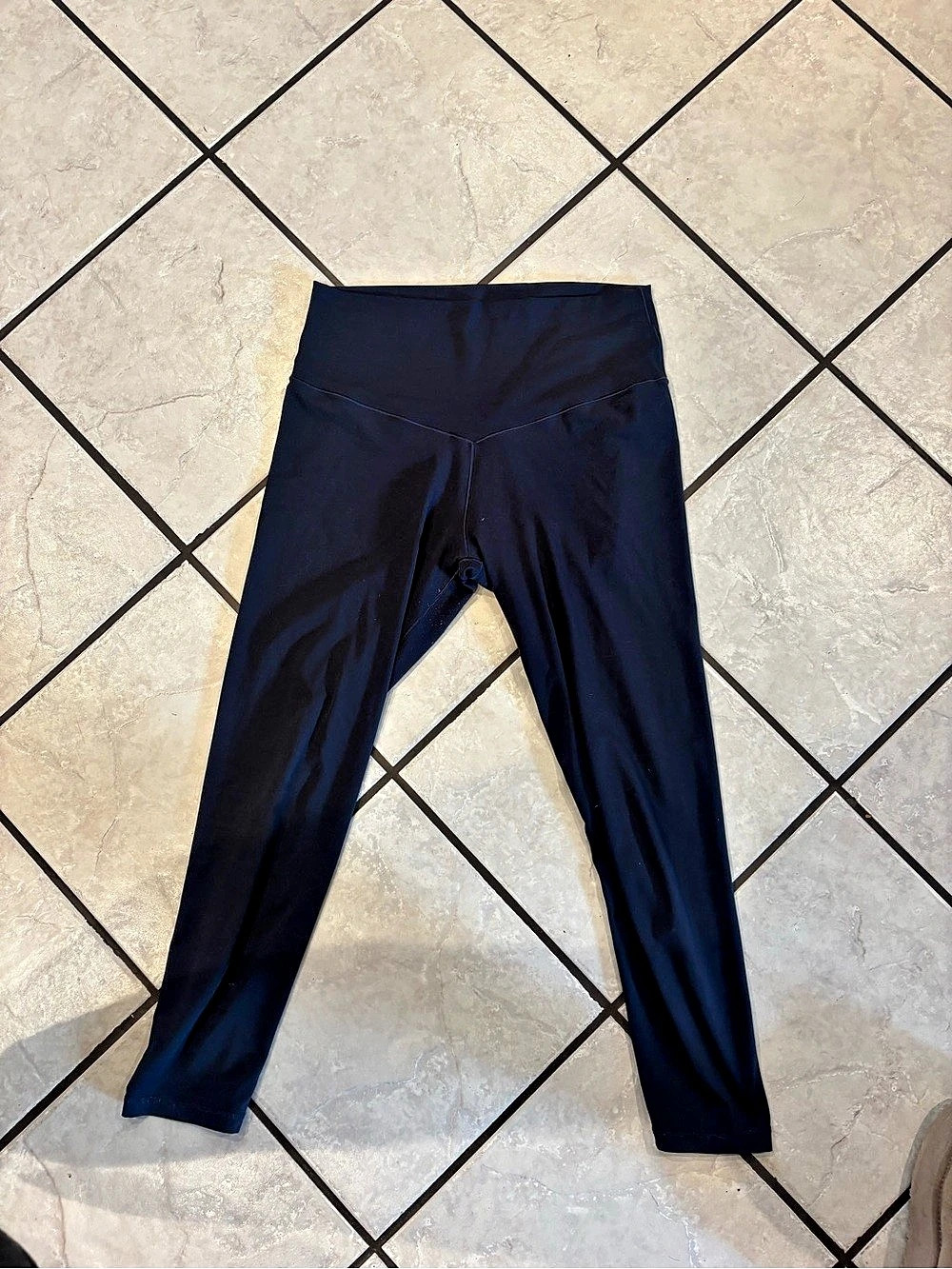 AERIE NAVY Athletic Leggings Size XL